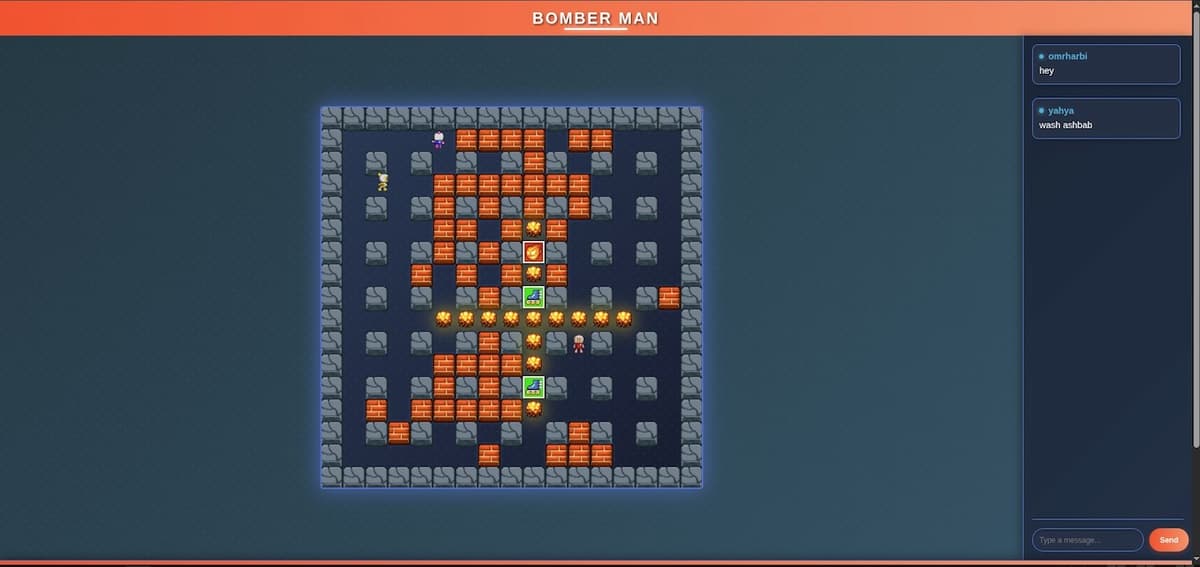 Multiplayer Bomberman – Real-Time Web Game — screenshot 2