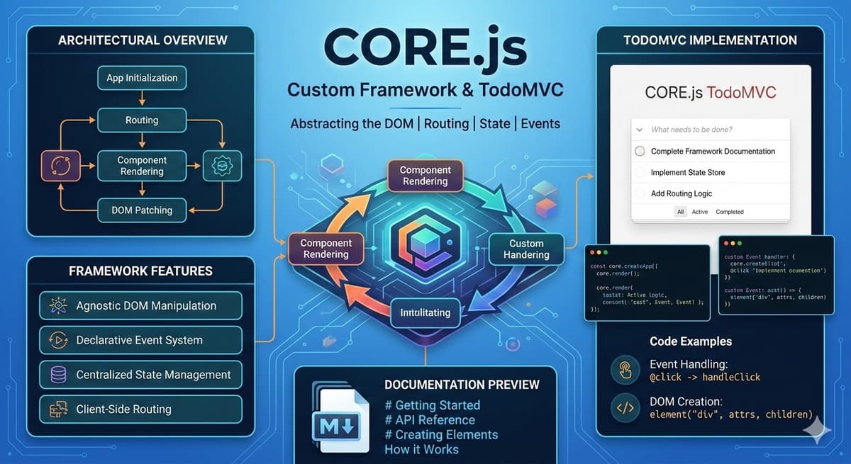 Mini JS Framework – Custom Frontend Framework — screenshot 1